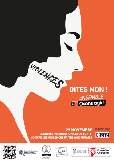 Affiche Journée internationale de lutte contre les violences faites aux femmes